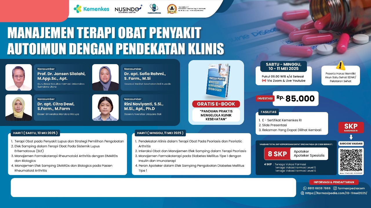 Manajemen Terapi Obat Penyakit Autoimun dengan Pendekatan Klinis Angkatan 1