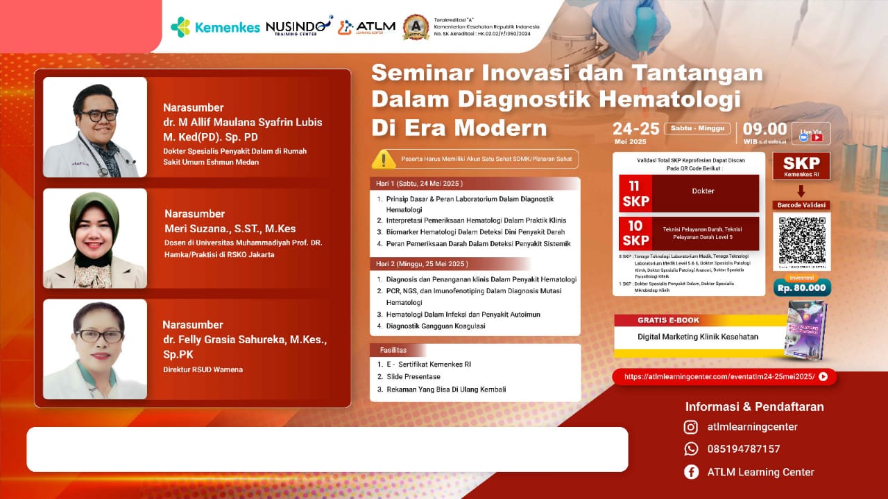 Inovasi dan Tantangan dalam Diagnostik Hematologi di Era Modern Angkatan 1
