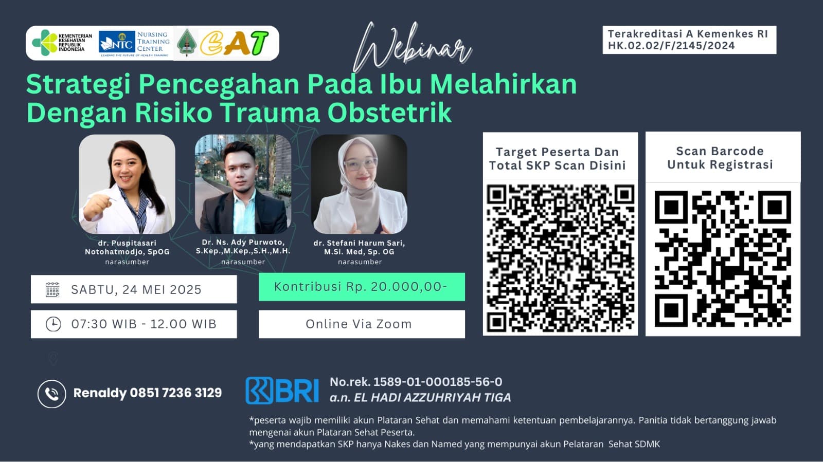 Strategi Pencegahan Pada Ibu Melahirkan Dengan Risiko Trauma Obstetrik Angkatan 1