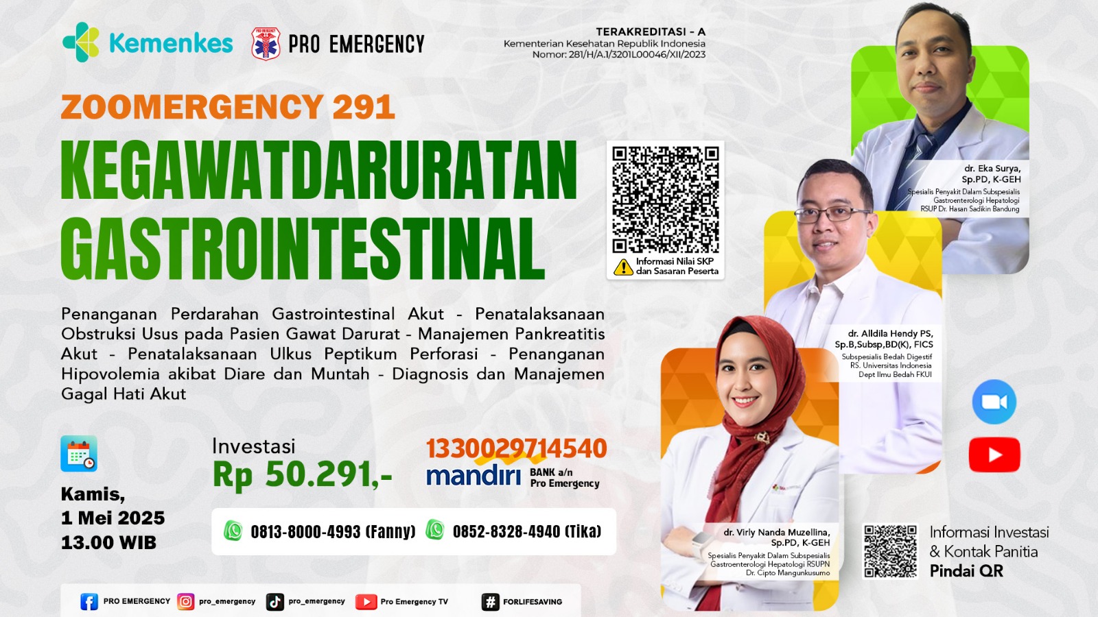 Webinar Kegawatdaruratan Gastrointestinal Angkatan 2