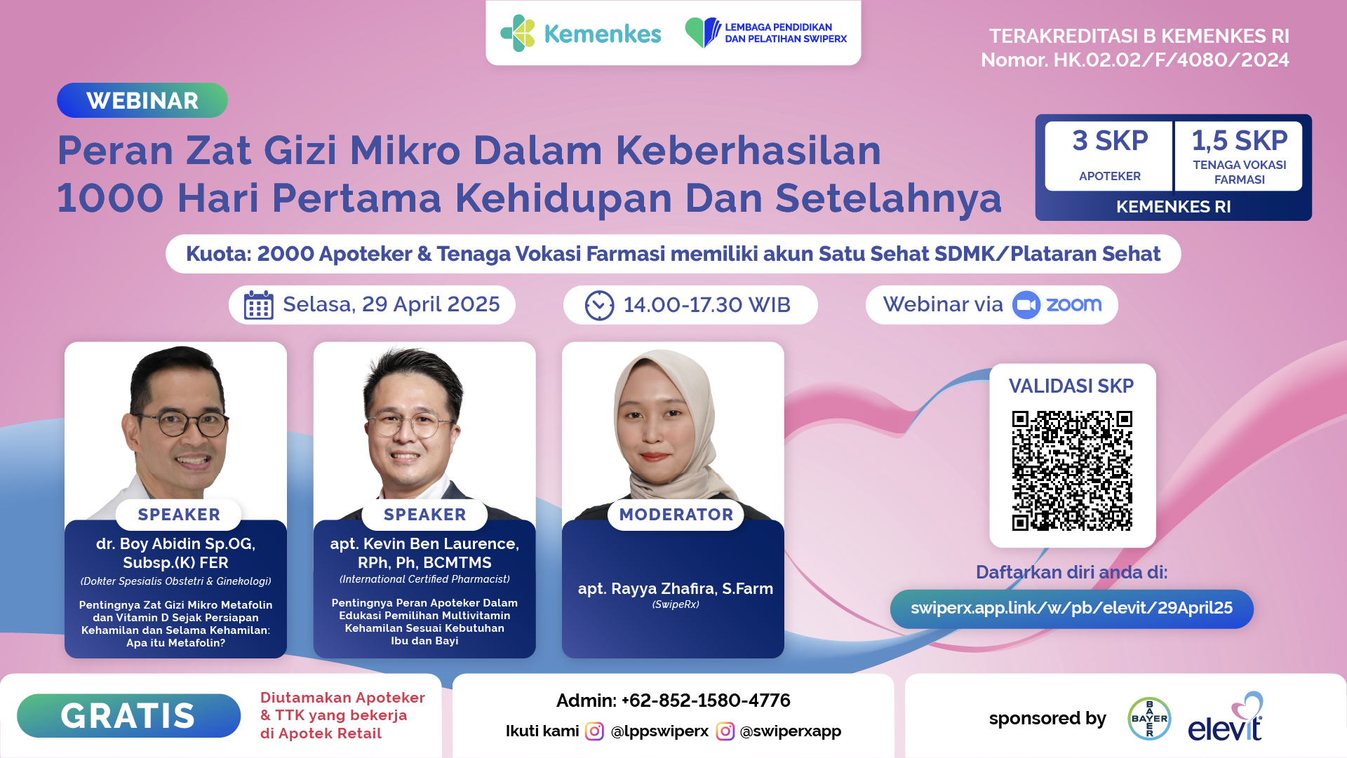 Peran Zat Gizi Mikro Dalam Keberhasilan 1000 Hari Pertama Kehidupan dan Setelahnya Angkatan 1