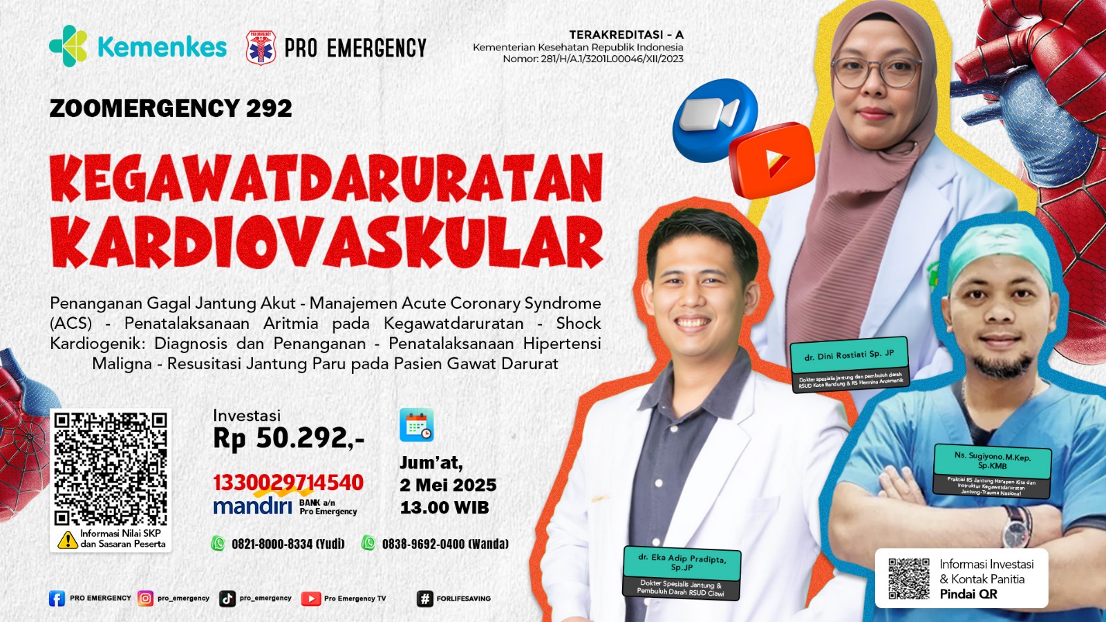 Webinar Kegawatdaruratan Kardiovaskular Angkatan 2