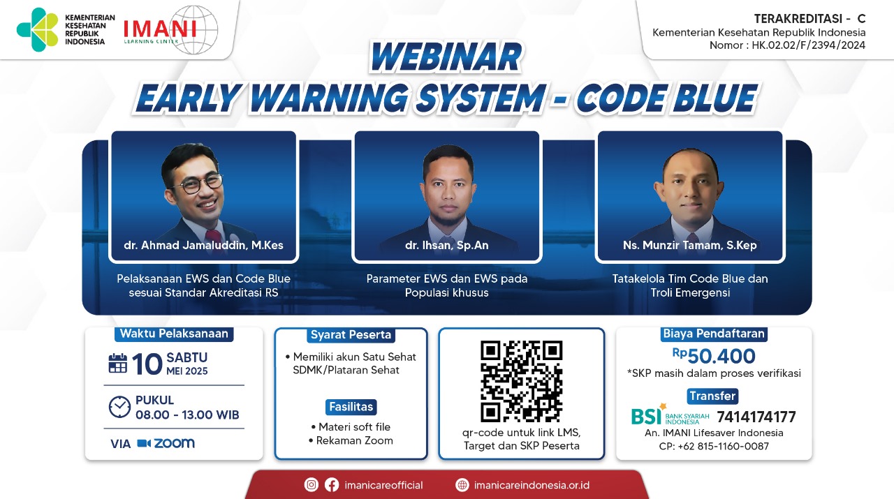 Webinar EWS - Code Blue Angkatan 1