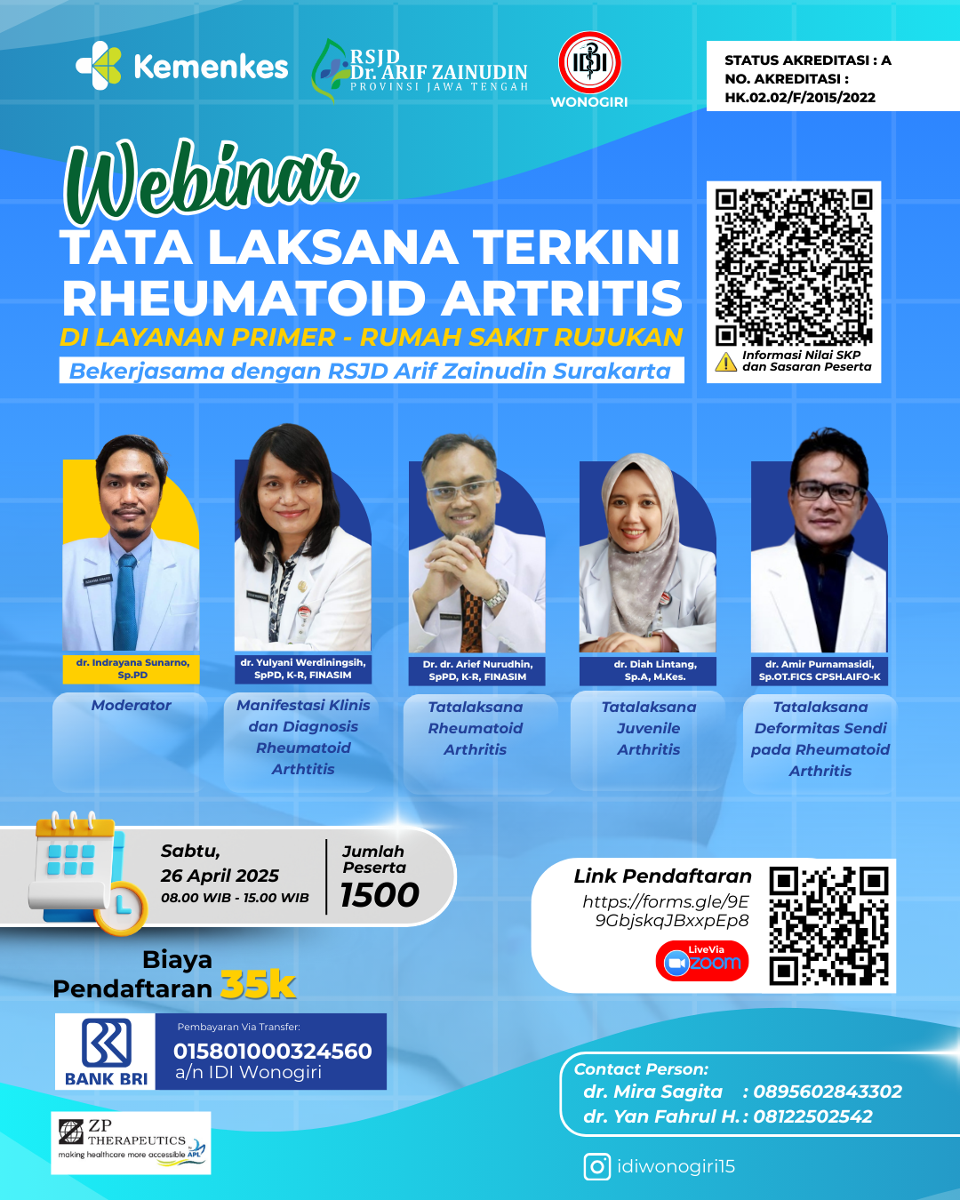TATA LAKSANA TERKINI RHEUMATOID ARTRITIS DI LAYANAN PRIMER - RUMAH SAKIT RUJUKAN Angkatan 1