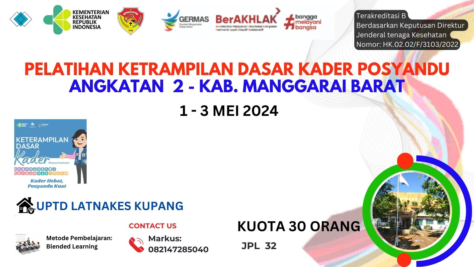 Pelatihan Keterampilan Dasar Kader Posyandu Angkatan 2