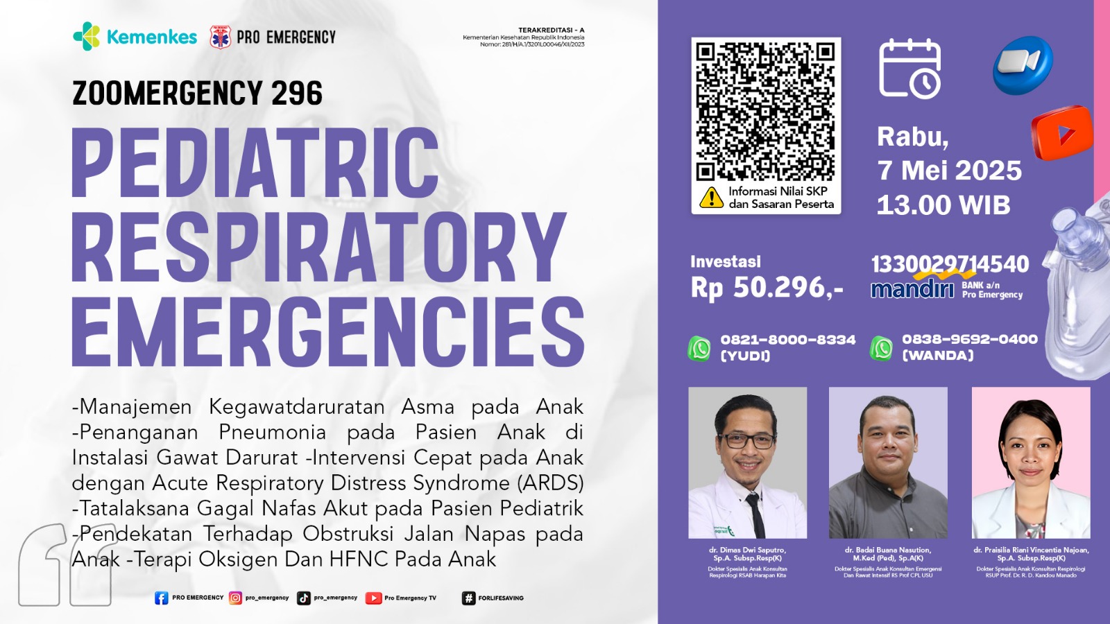 Webinar Pediatric Respiratory Emergencies  Angkatan 3