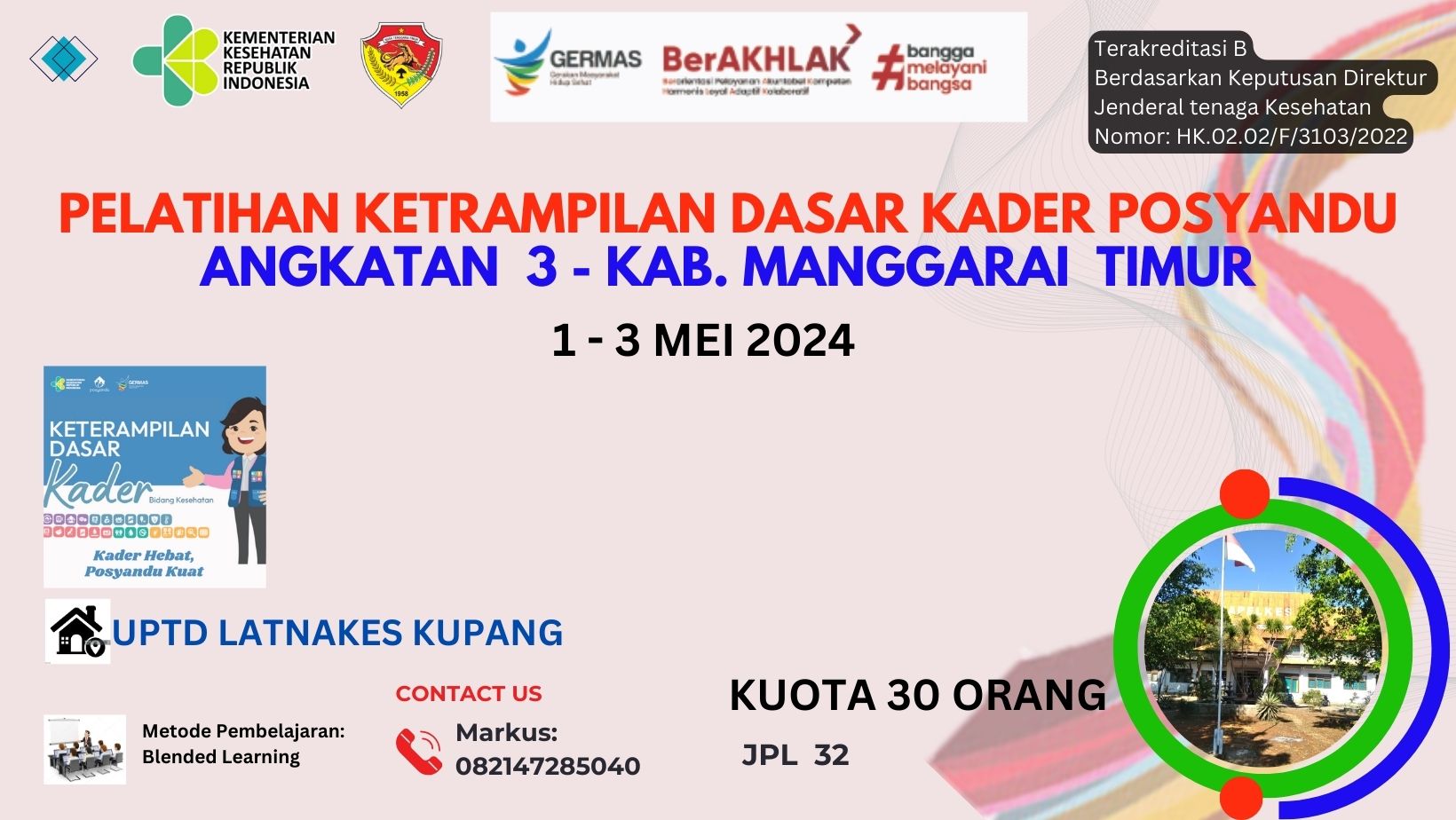 Pelatihan Keterampilan Dasar Kader Posyandu Angkatan 3