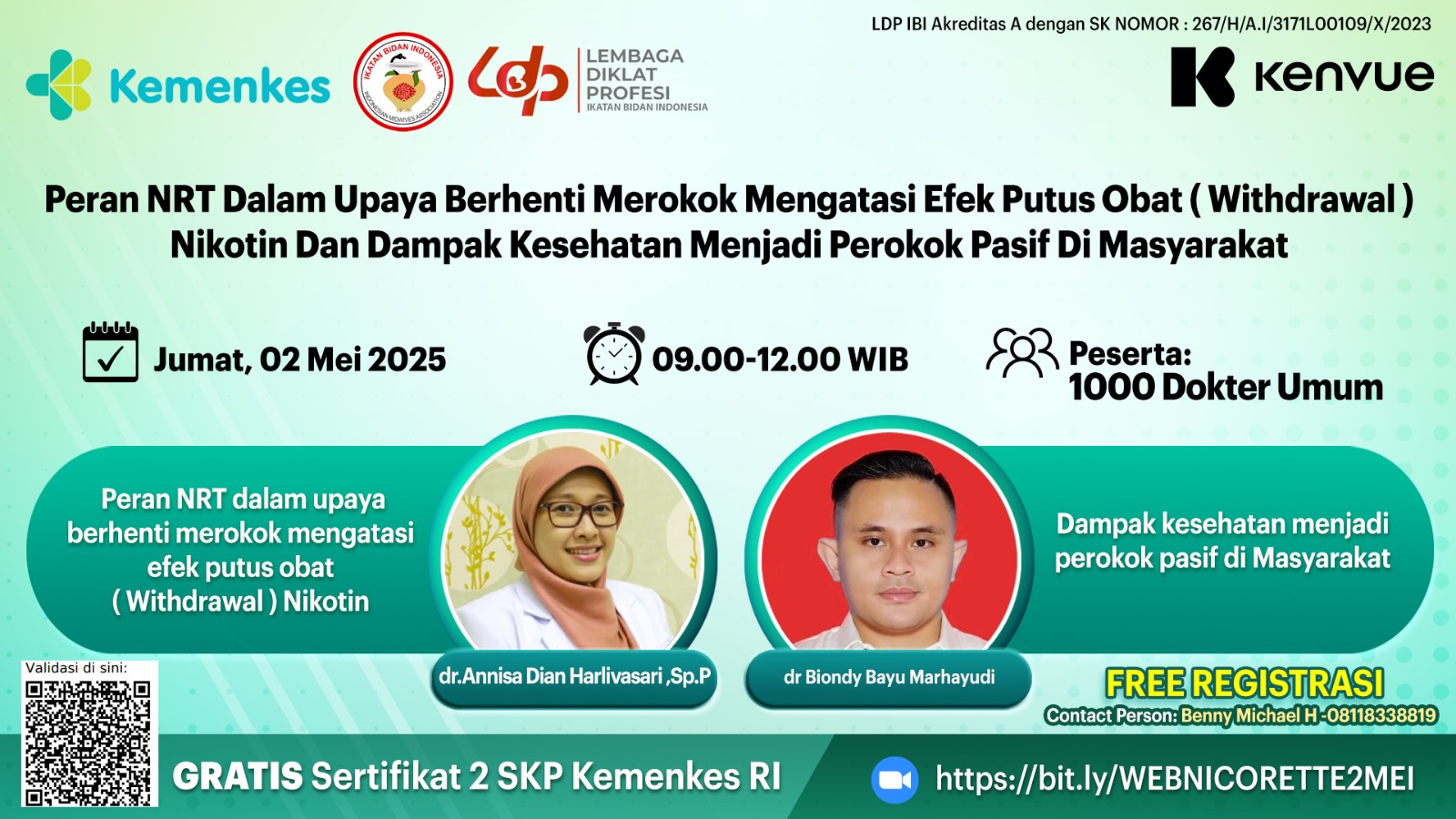 Peran NRT dalam upaya berhenti merokok mengatasi efek putus obat ( Withdrawal ) Nikotin dan Dampak kesehatan menjadi perokok pasif di masyarakat Angkatan 1