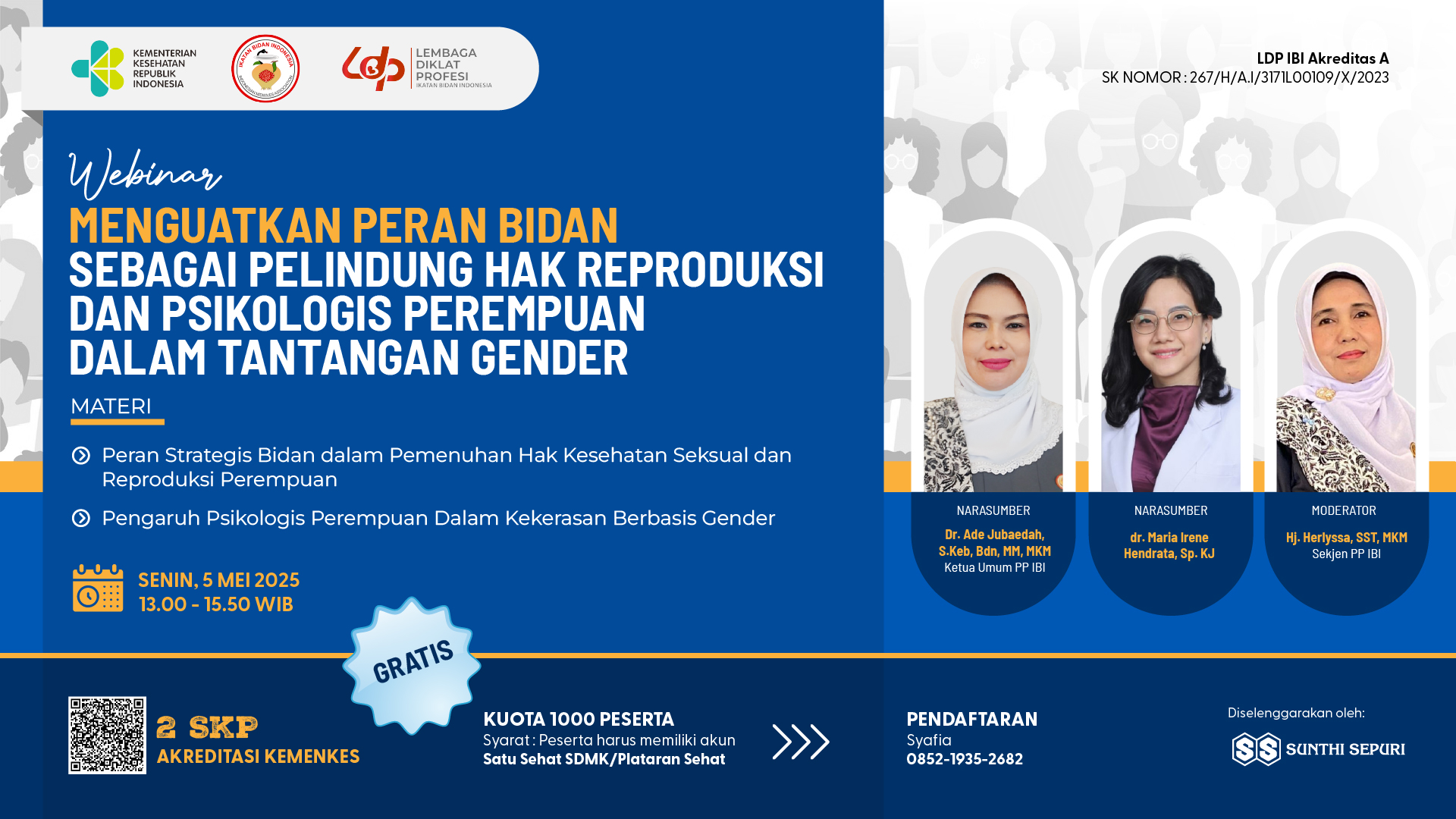 Menguatkan Peran Bidan sebagai Pelindung Hak Reproduksi dan Psikologis Perempuan dalam Tantangan Gender Angkatan 1