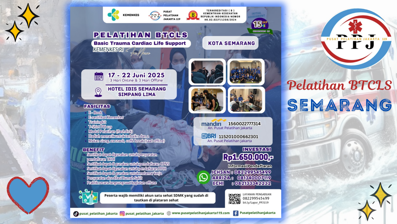Pelatihan Basic Trauma Cardiac Life Support (BTCLS) Angkatan 21