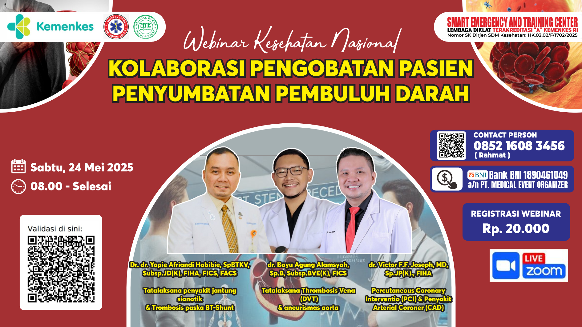 KOLABORASI PENGOBATAN PASIEN PENYUMBATAN PEMBULUH DARAH   Angkatan 1
