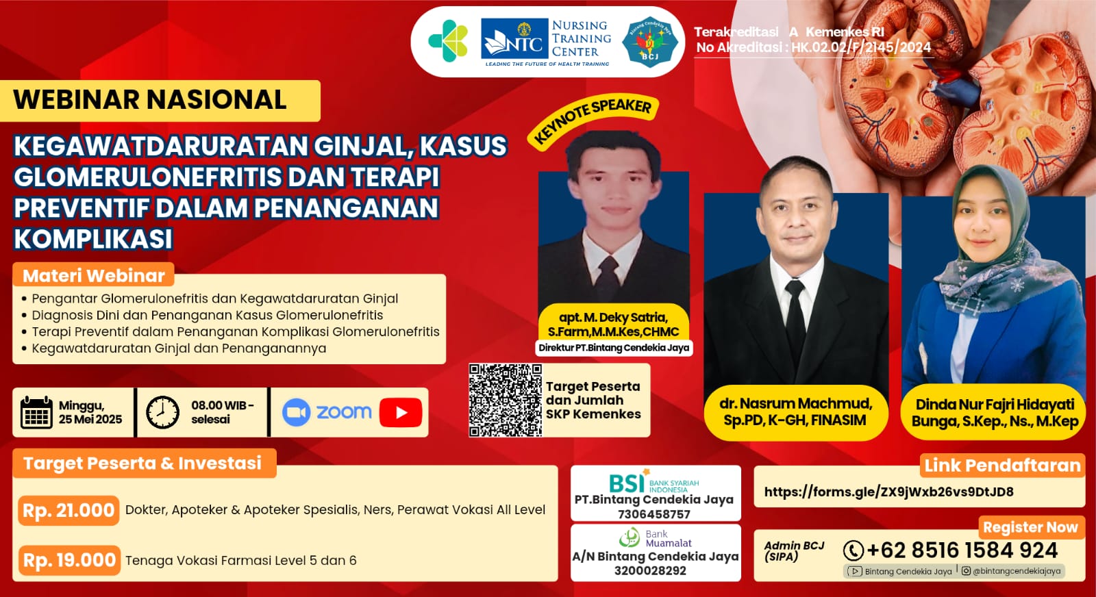 Kegawatdaruratan Ginjal, Kasus Glomerulonefritis dan Terapi Preventif Dalam Penanganan Komplikasi Angkatan 1