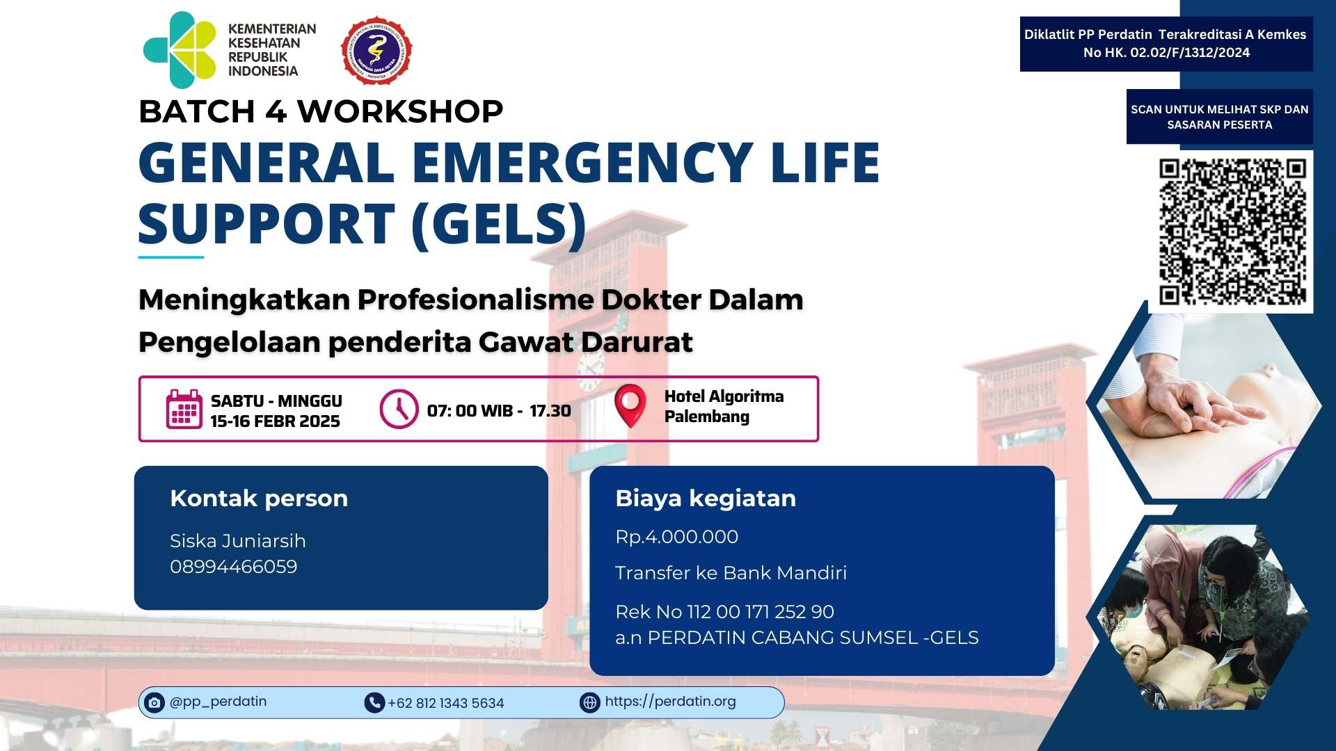 BATCH 4 WORKSHOP GENERAL EMERGENCY LIFE SUPPORT (GELS)