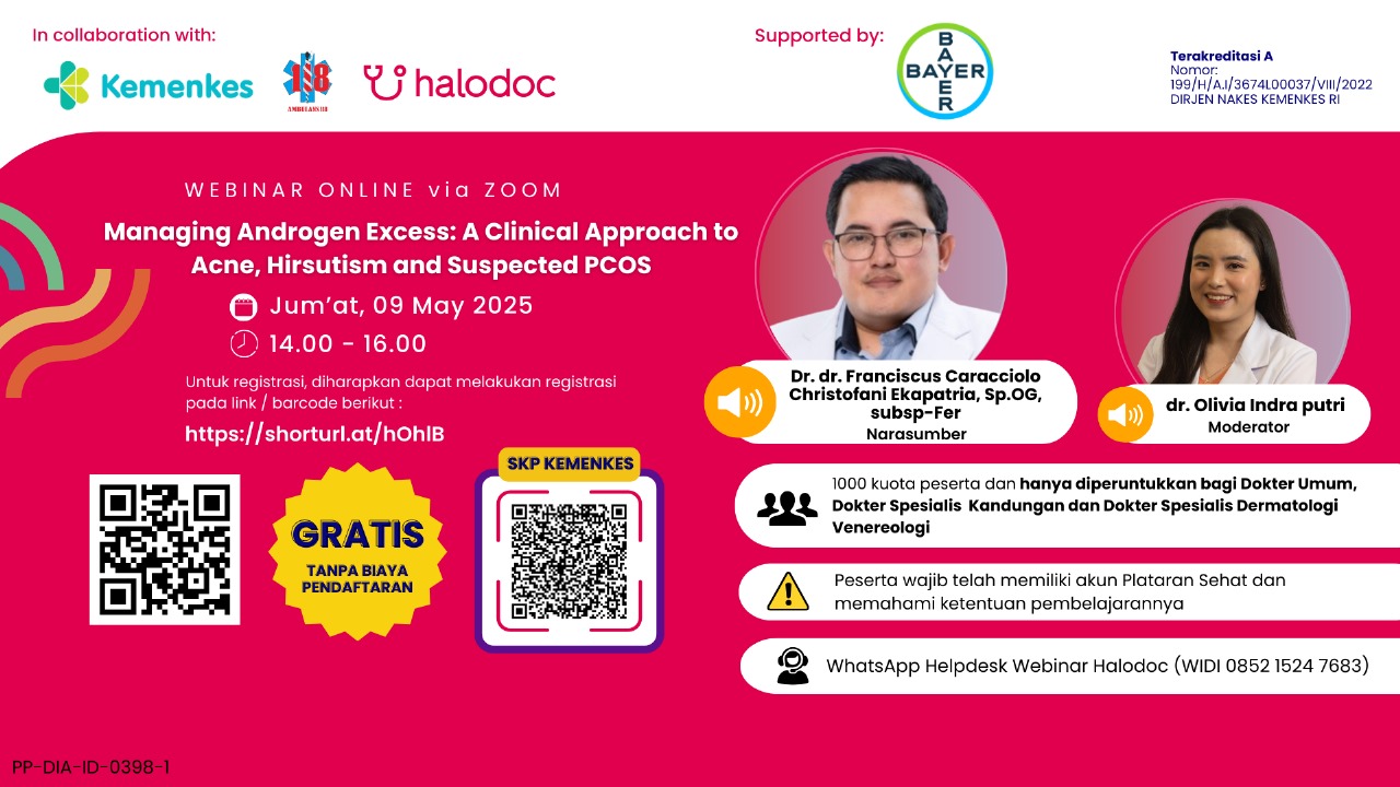 Managing Androgen Excess: A Clinical Approach to Acne, Hirsutism and Suspected PCOS Angkatan 1
