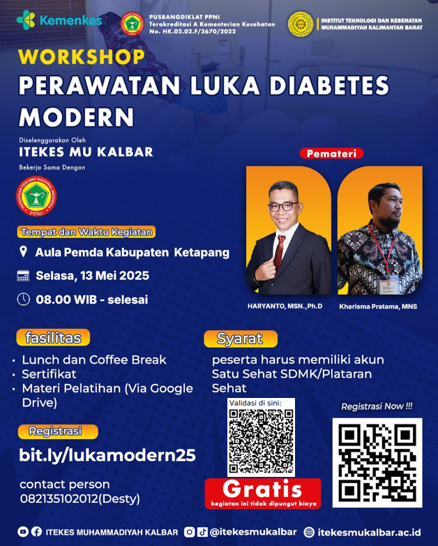 Perawatan Luka Diabetes Modern Angkatan 1