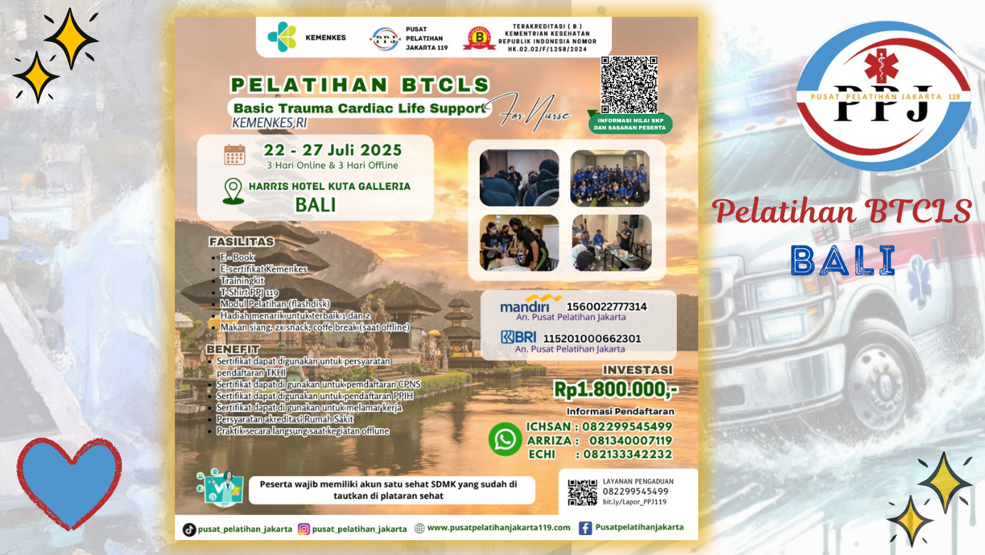 Pelatihan Basic Trauma Cardiac Life Support (BTCLS) Angkatan 20