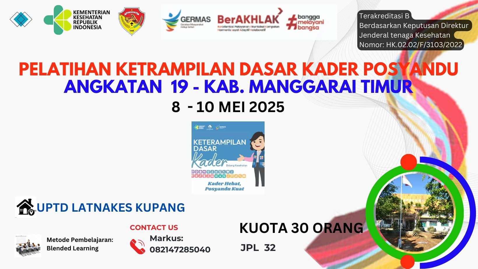 Pelatihan Keterampilan Dasar Kader Posyandu Angkatan 19