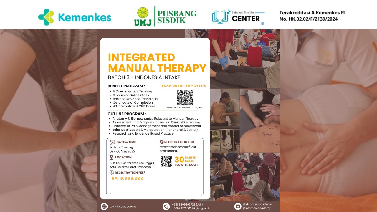 Program Integrated Manual Therapy Angkatan 1