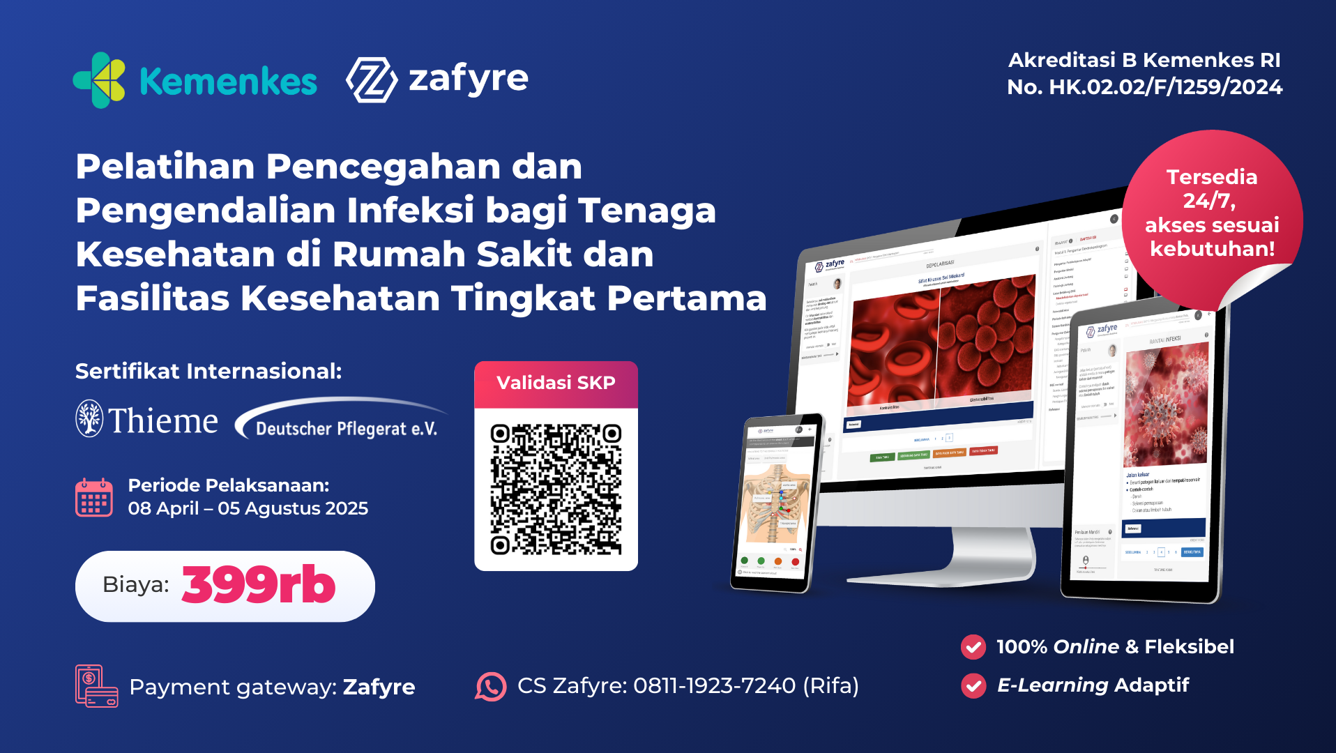 Pelatihan Pencegahan Dan Pengendalian Infeksi Bagi Tenaga Kesehatan Di Rumah Sakit Dan Fasilitas Kesehatan Tingkat Pertama 2B