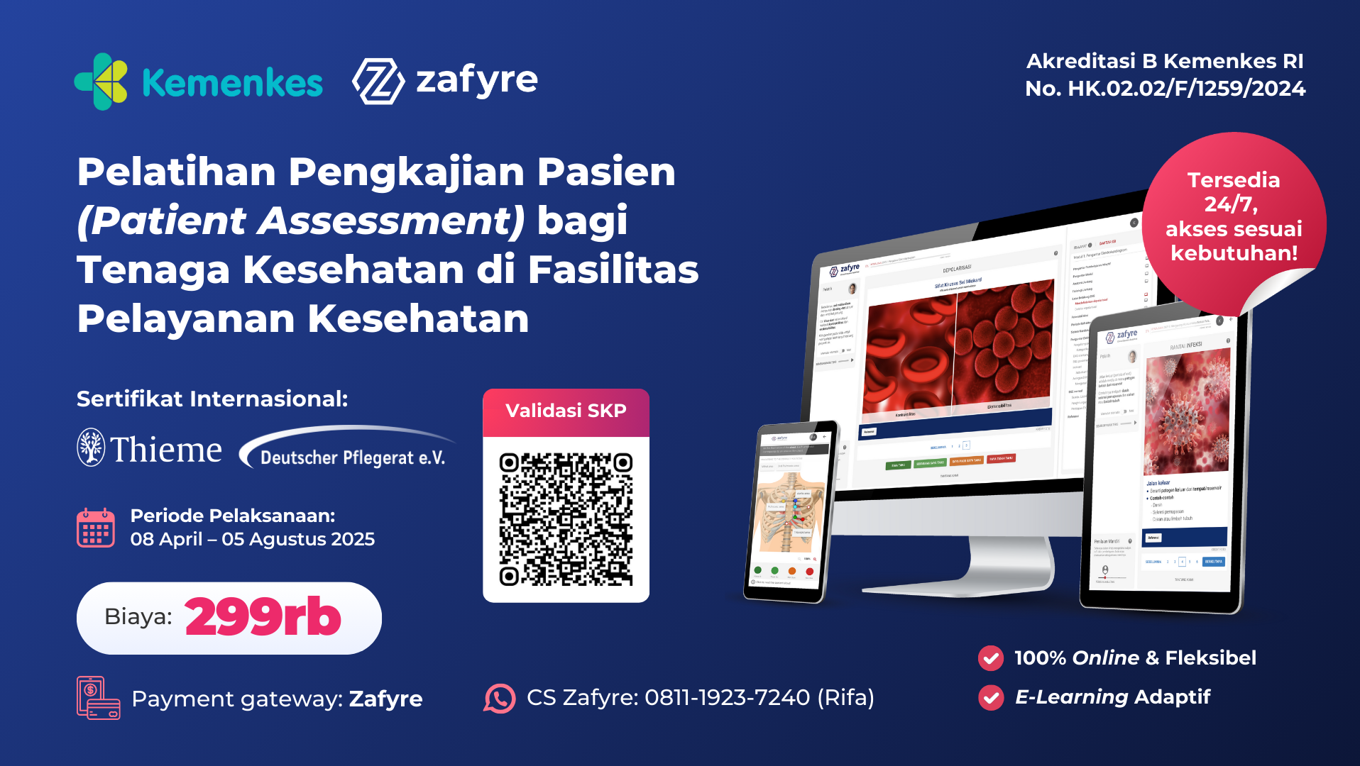 Pembelajaran Adaptif Pelatihan Pengkajian Pasien (Patient Assessment) Bagi Tenaga Kesehatan Di Fasilitas Pelayanan Kesehatan 2B