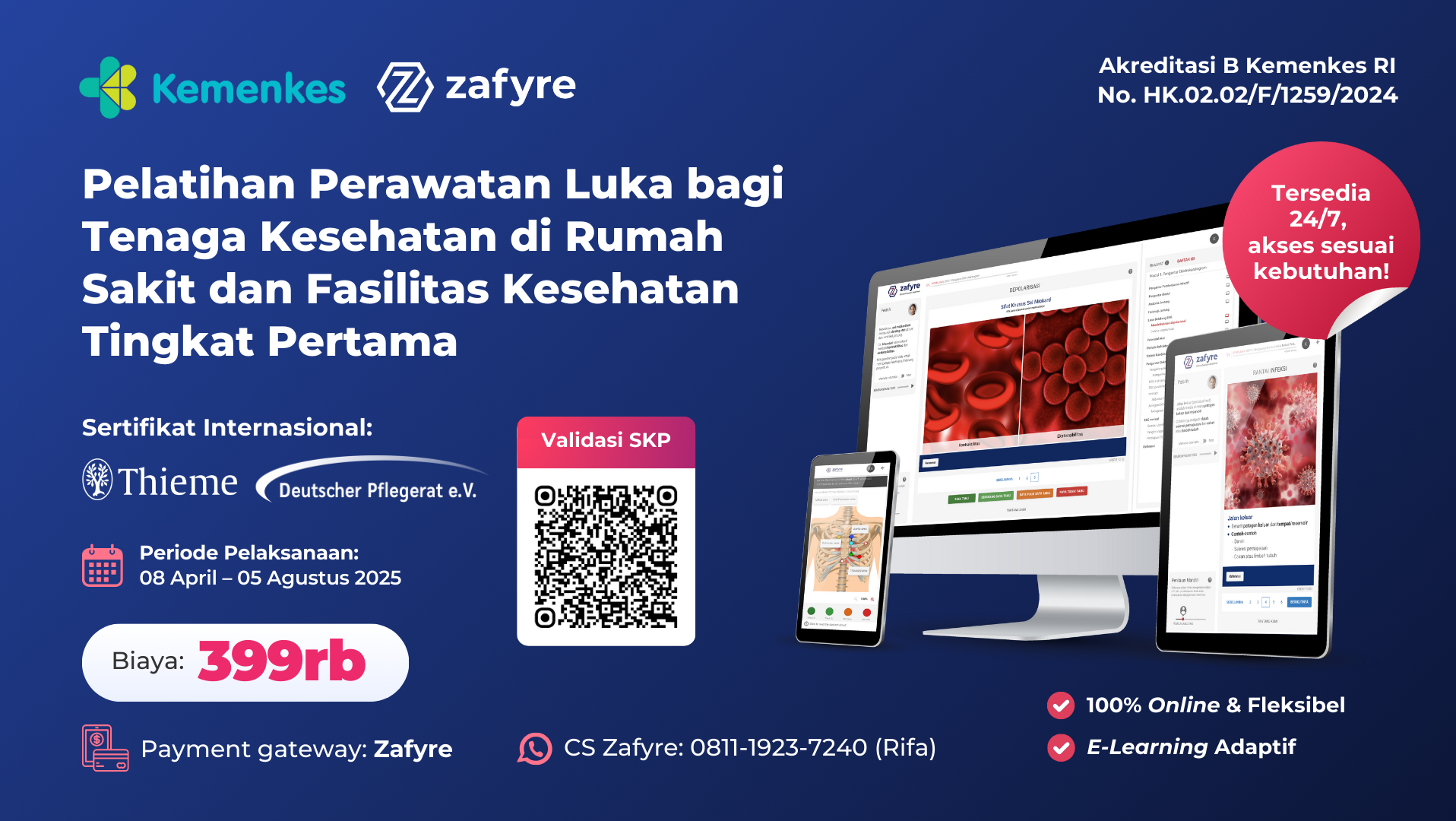 Pelatihan Perawatan Luka Bagi Tenaga Kesehatan Di Rumah Sakit Dan Fasilitas Kesehatan Tingkat Pertama 2B