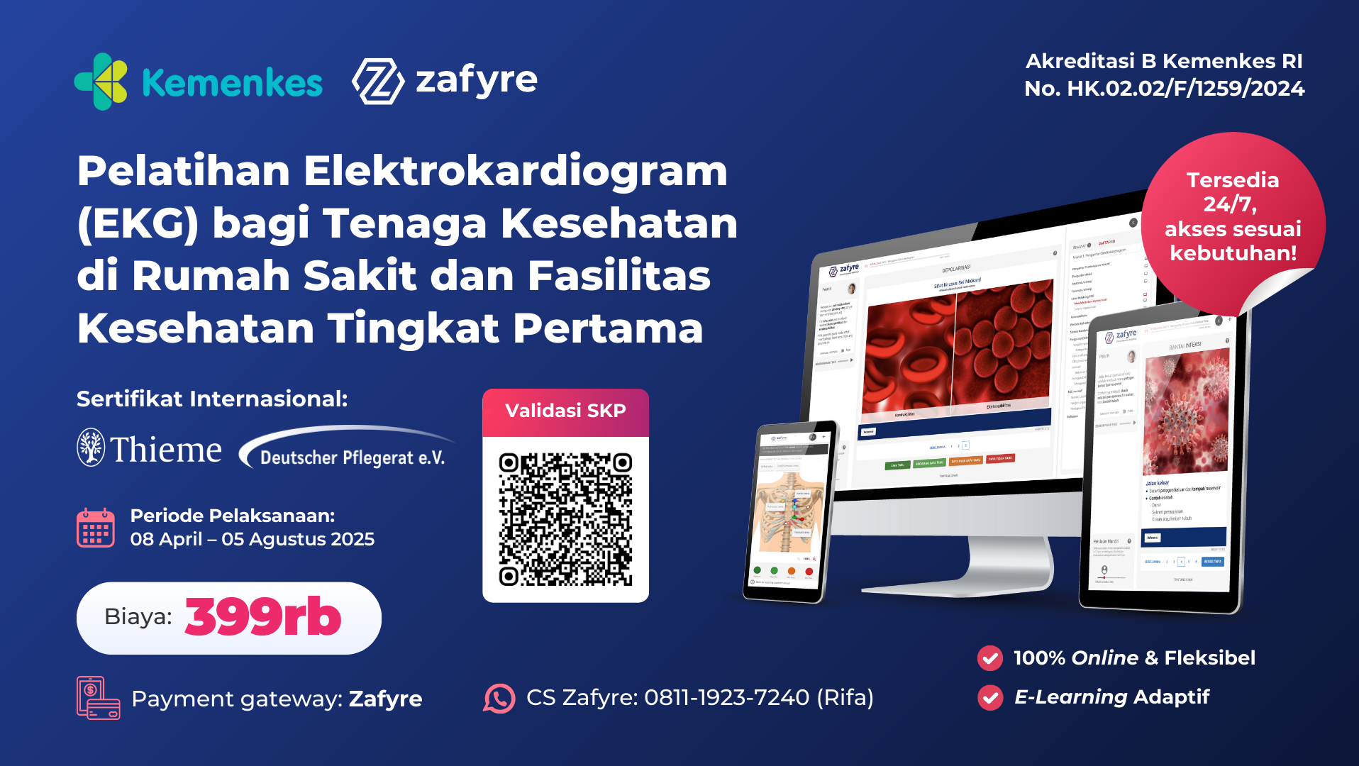 Pelatihan Elektrokardiogram (EKG) bagi Tenaga Kesehatan di Rumah Sakit dan Fasilitas Kesehatan Tingkat Pertama 2B