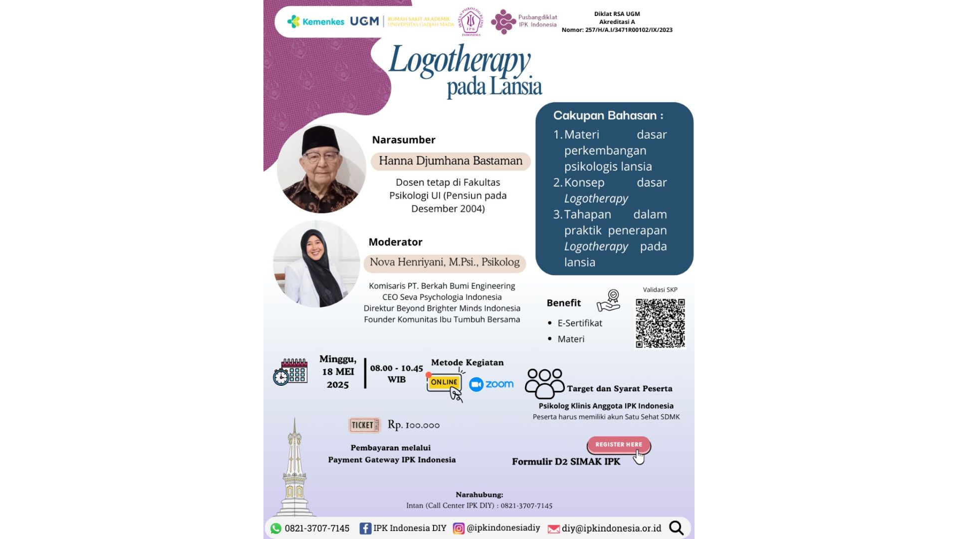 Logotherapy Pada Lansia Angkatan 1