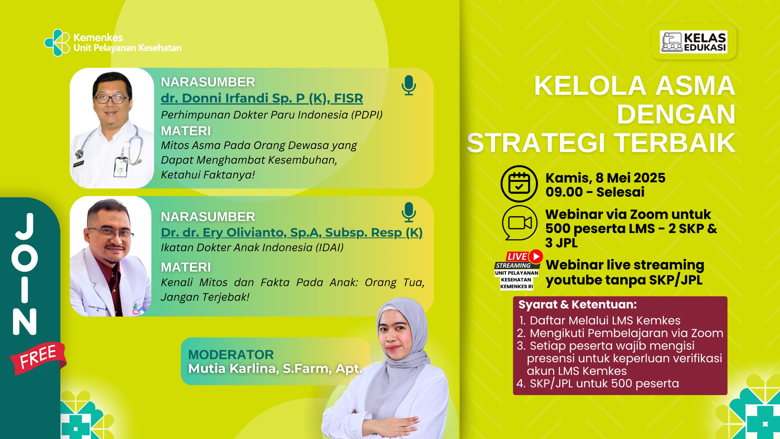 Kelas Edukasi - Kelola Asma dengan Strategi terbaik Angkatan 1