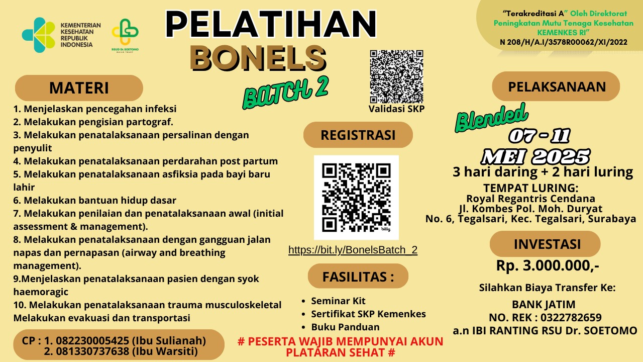 Pelatihan BONELS Basic Obstetric and Neonatal Life Support Angkatan 2