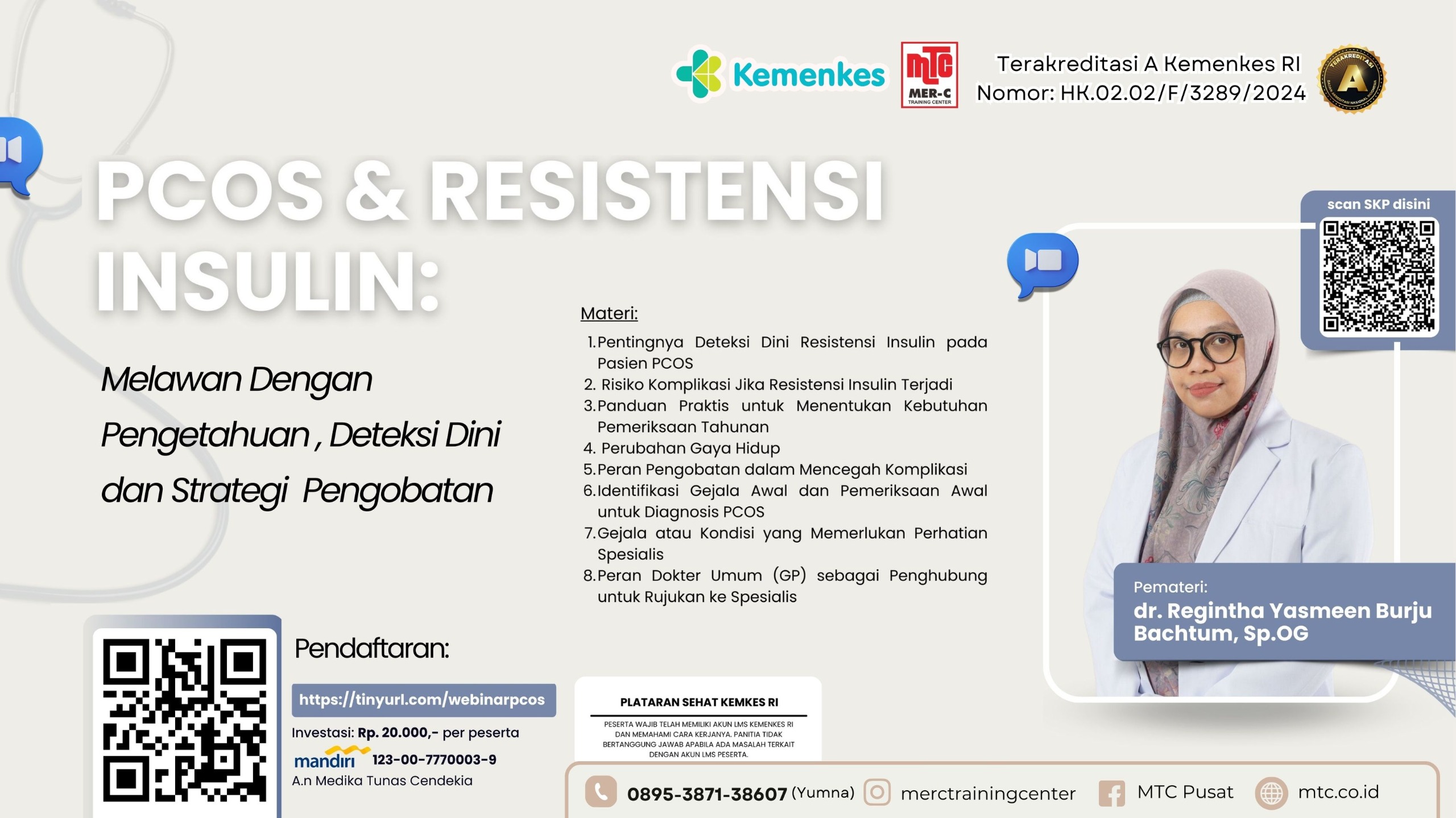 Webinar PCOS dan Resistensi  Insulin Angkatan 1