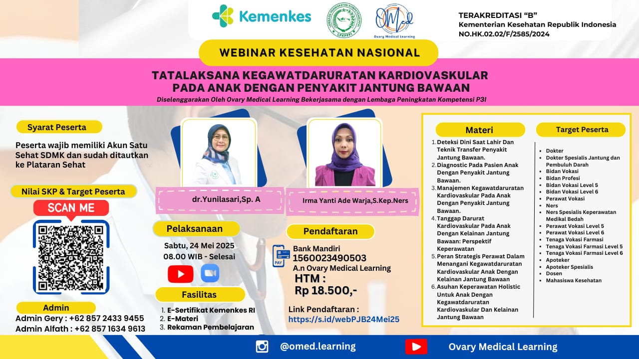 Tatalaksana Kegawatdaruratan Kardiovaskular Pada Anak Dengan Penyakit Jantung Bawaan Angkatan 1