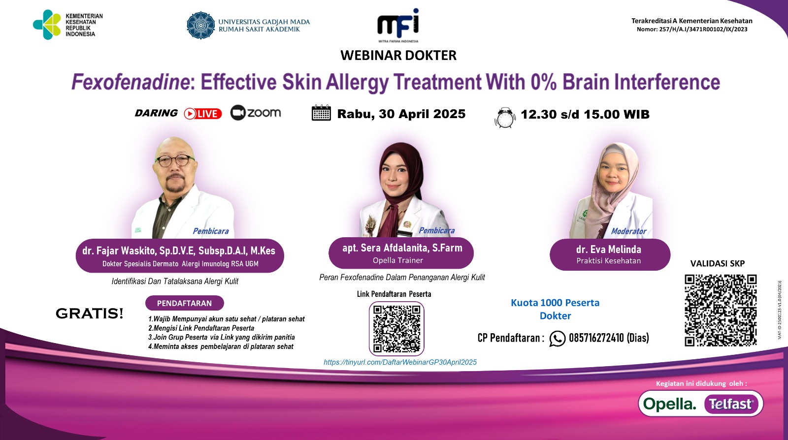 Fexofenadine: Effective Skin Allergy Treatment With 0% Brain Interference Angkatan 1
