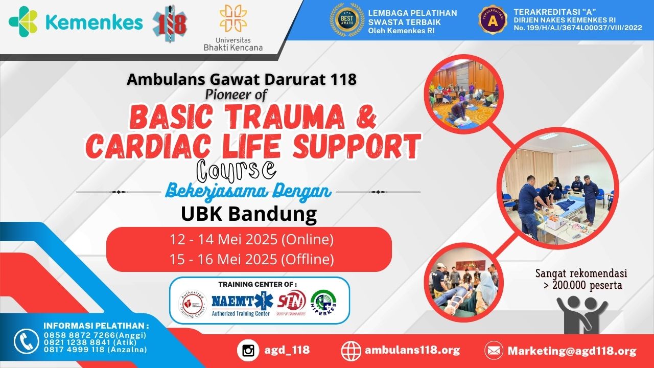 Pelatihan Basic Trauma Cardiac Life Support (BTCLS) Angkatan 54