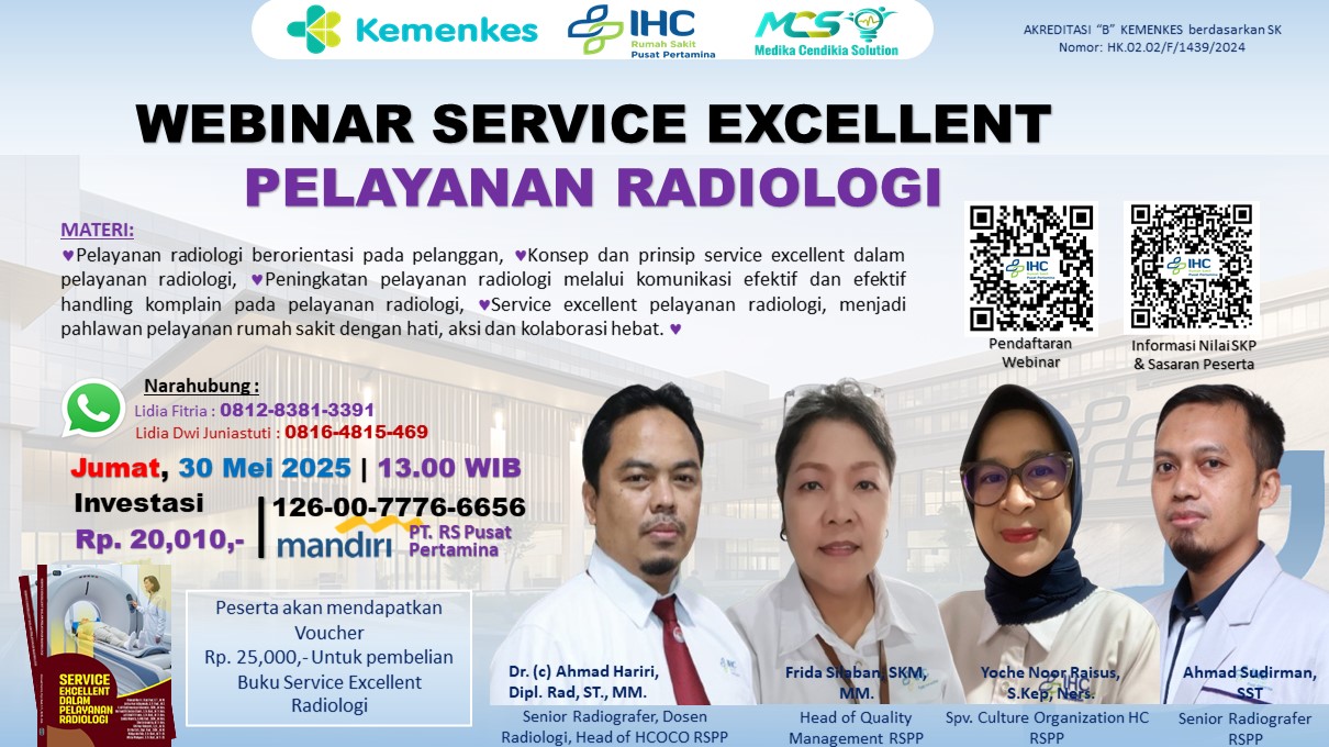 Service Excellent Pelayanan Radiologi Angkatan 1