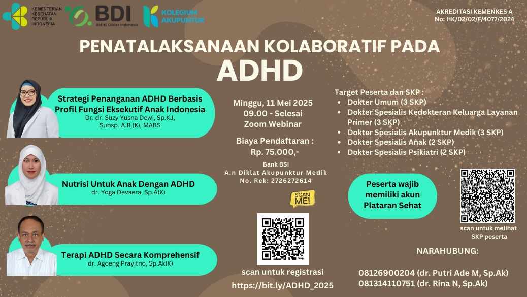 Webinar Penatalaksanaan Kolaboratif Pada ADHD Angkatan 1