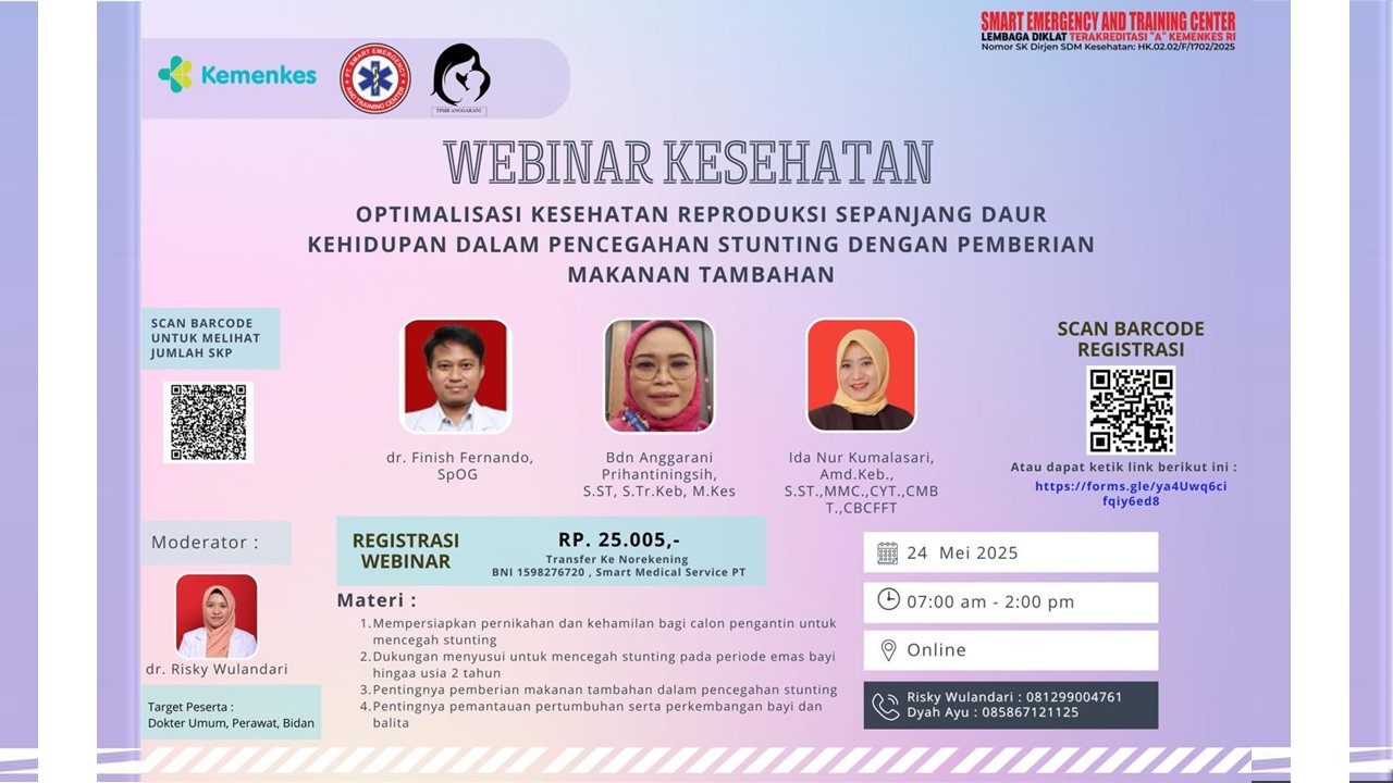 Optimalisasi Kesehatan Reproduksi Sepanjang Daur Kehidupan Dalam Pencegahan Stunting Dengan Pemberian Makanan Tambahan Angkatan 1