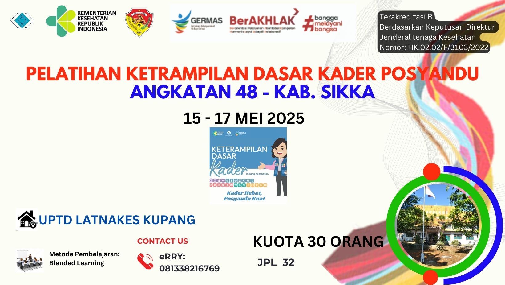 Pelatihan Keterampilan Dasar Kader Posyandu Angkatan 48