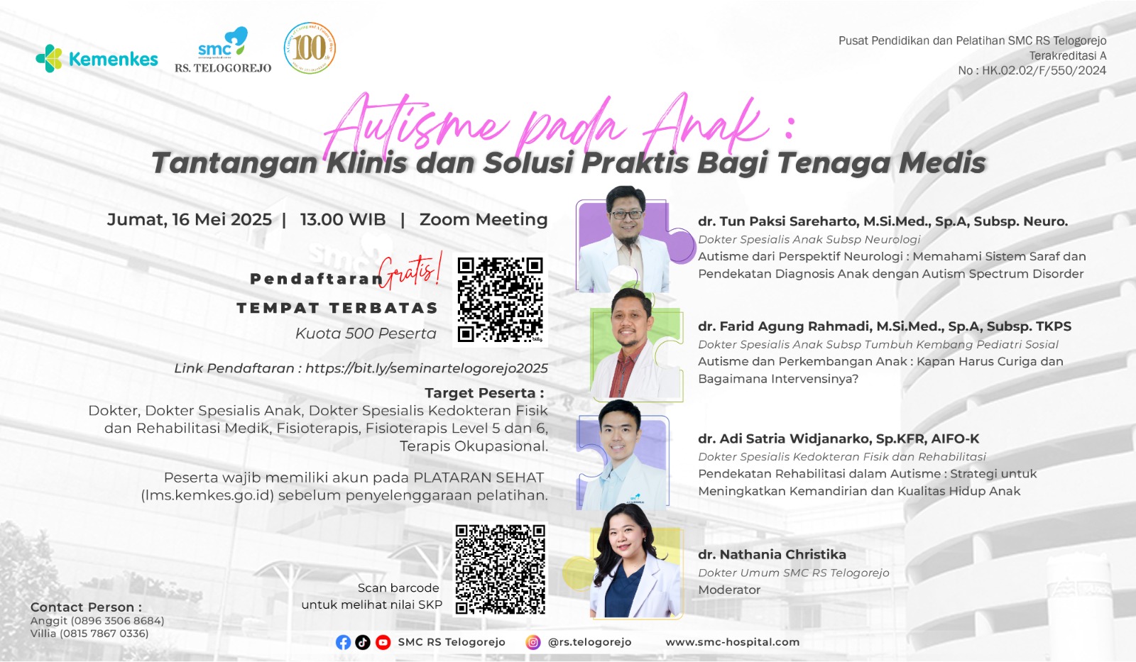 Autisme pada Anak : Tantangan Klinis dan Solusi Praktis Bagi Tenaga Medis Angkatan 1