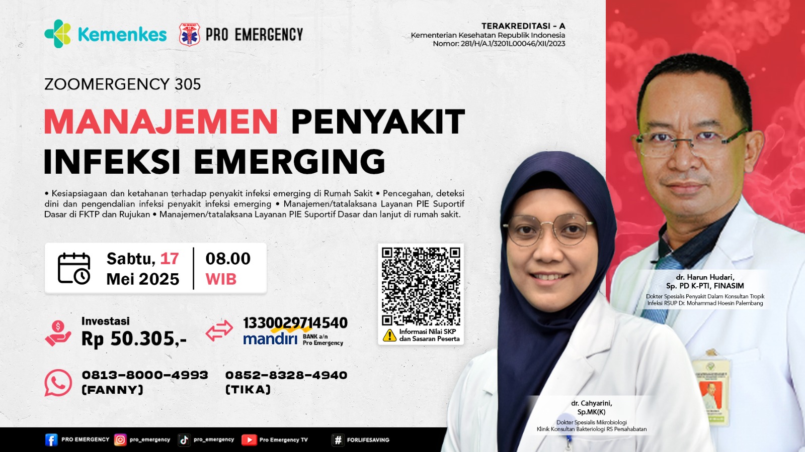 Webinar Penyakit Infeksi Emerging Angkatan 1