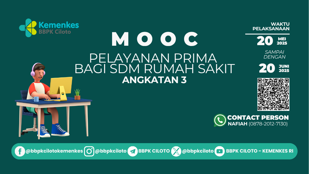 Massive Open Online Course (MOOC) Pelayanan Prima Bagi SDM Rumah Sakit Angkatan 3