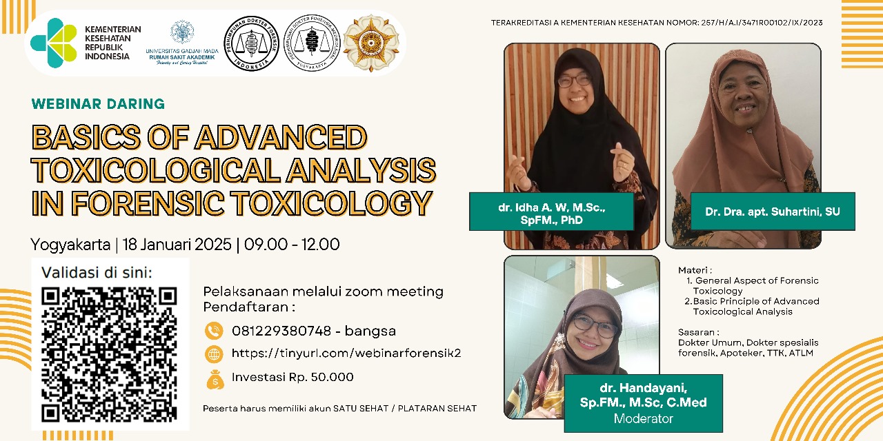 Basics of Advanced Toxicological Analysis in Forensic Toxicology 
