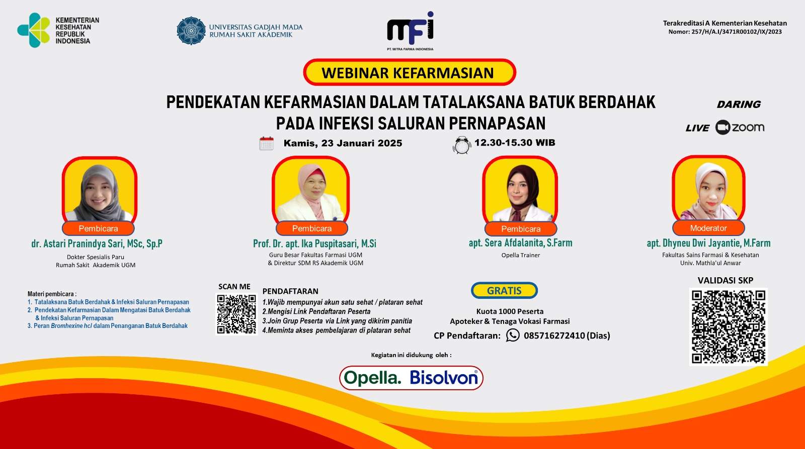 Pendekatan Kefarmasian Dalam Tatalaksana Batuk Berdahak Pada Infeksi Saluran Pernapasan