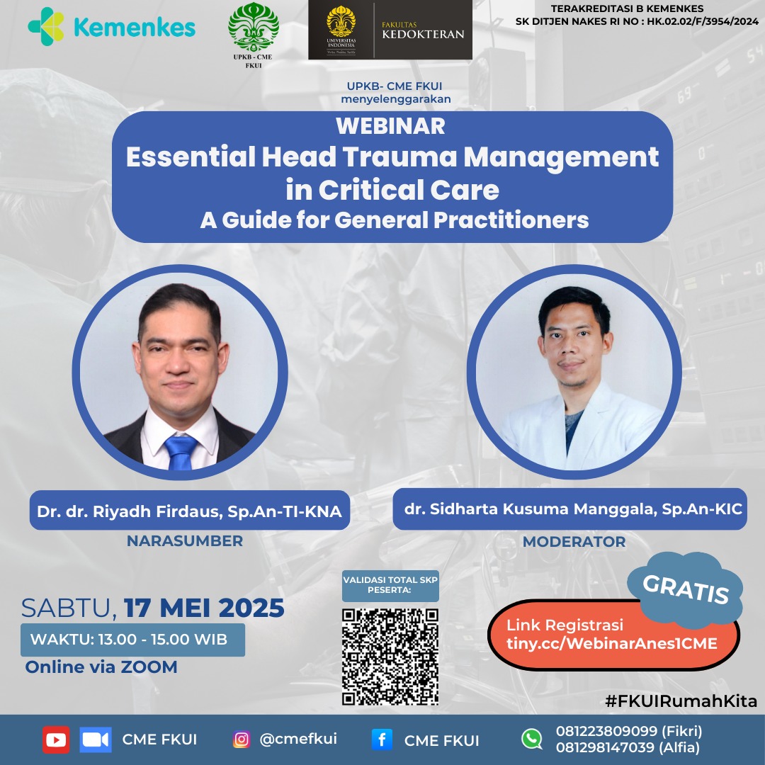 Essential Head Trauma Management in Critical Care : A Guide for General Practitioners Angkatan 1