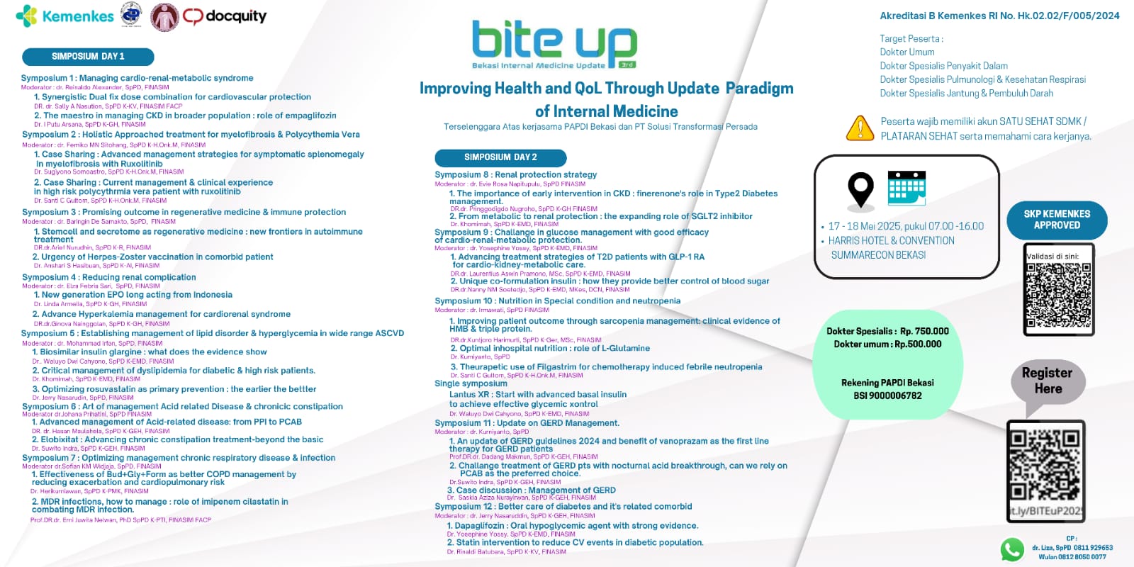 Symposium Improving Health and QoL Through Update Paradigm of Internal Medicine Angkatan 1