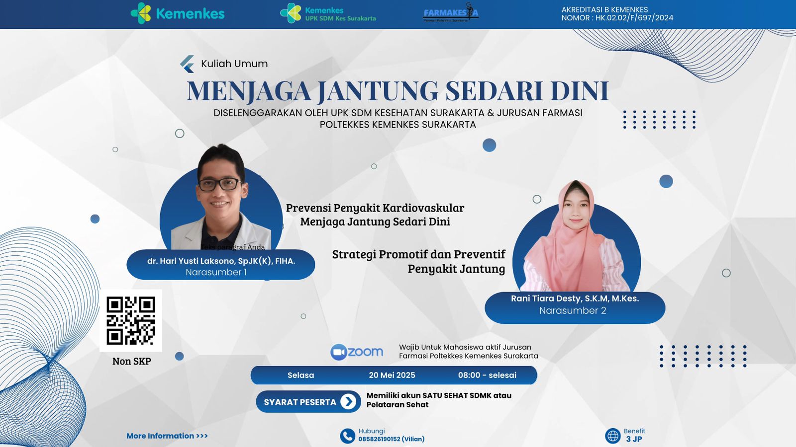 WEBINAR MENJAGA JANTUNG SEDARI DINI