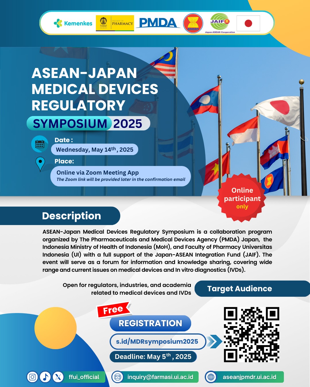 The Asean-Japan Medical Device Regulatory Training Angkatan 1