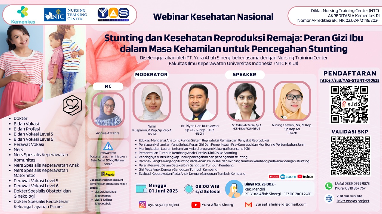 Stunting dan Kesehatan Reproduksi Remaja: Peran Gizi Ibu Dalam Masa Kehamilan Untuk Pencegahan Stunting Angkatan 1