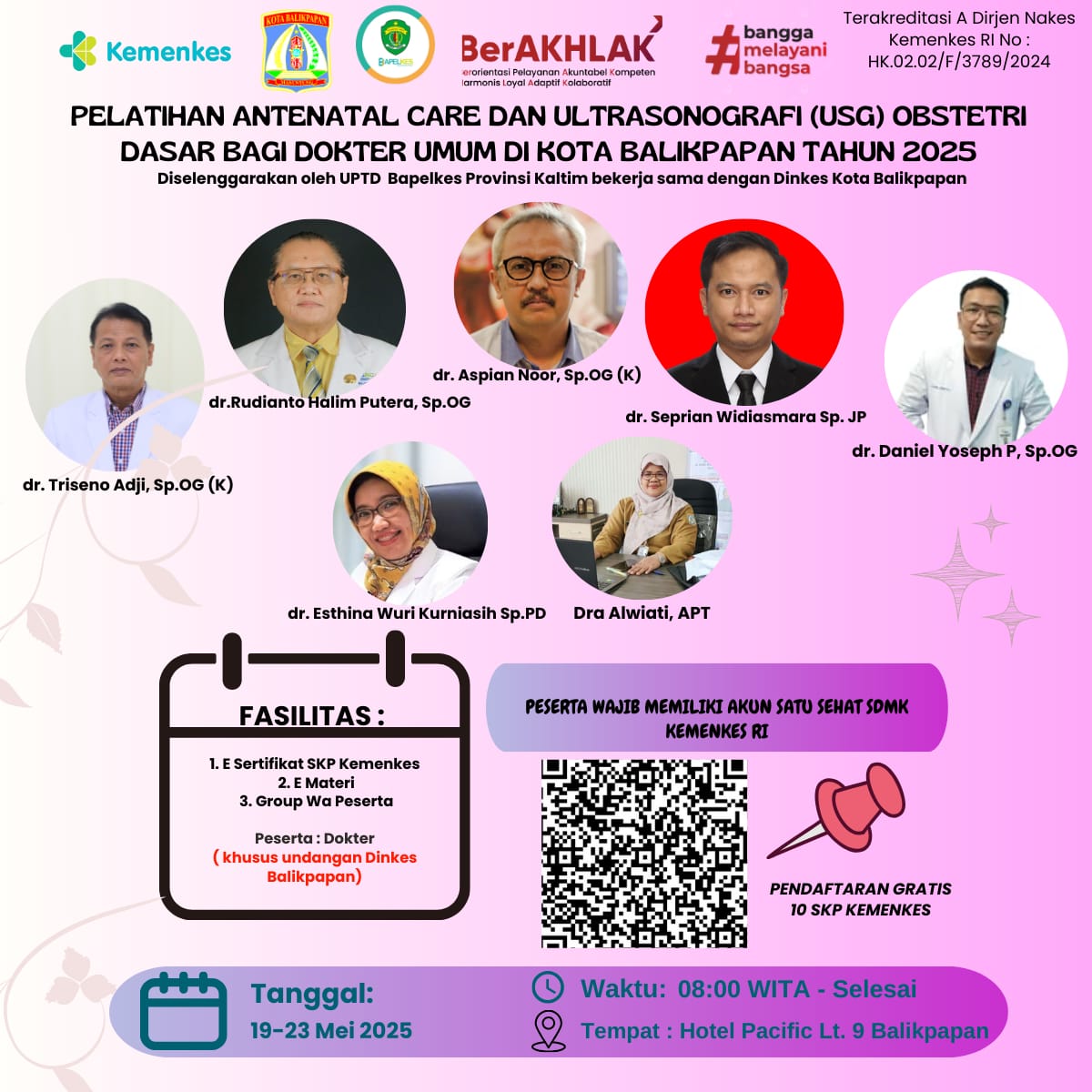 Pelatihan Pelayanan ANC dan Penggunaan USG Dasar Obstetri Terbatas Melalui Blended Learning Angkatan 1