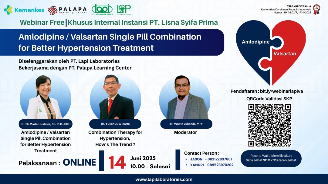 Webinar Amlodipine/Valsartan Single Pill Combination For Better Hypertension Treatment Angkatan 1