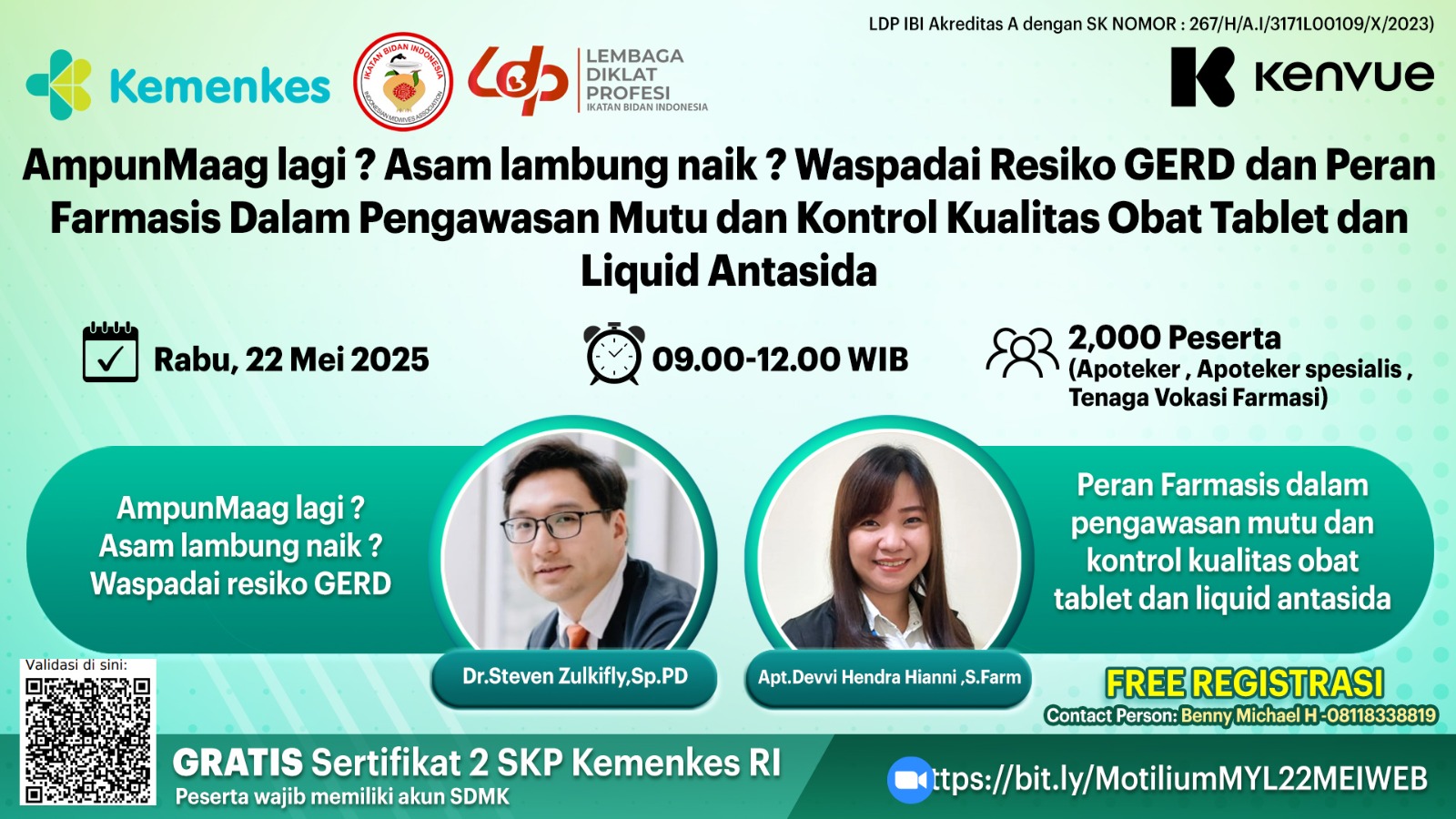Ampun Maag lagi ? Asam lambung naik ? Waspadai resiko GERD dan Peran Farmasis dalam pengawasan mutu dan kontrol kualitas obat tablet dan liquid antasida Angkatan 1